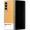 Amber Yellow Galaxy Z Fold4 5G Skin